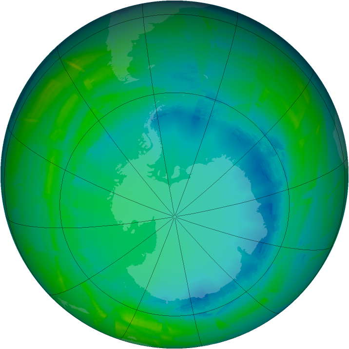 Ozone Map 2009-08-03